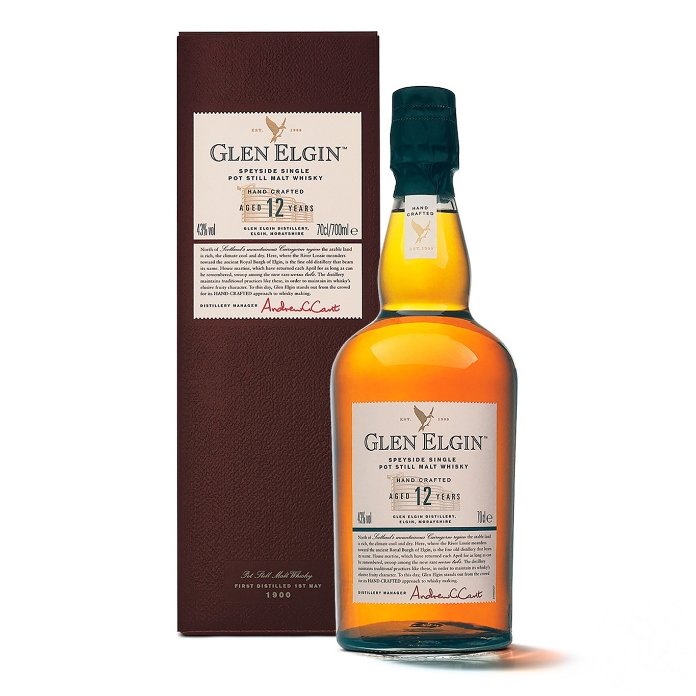 

Виски Glen Elgin 43% 12 лет 0,7л