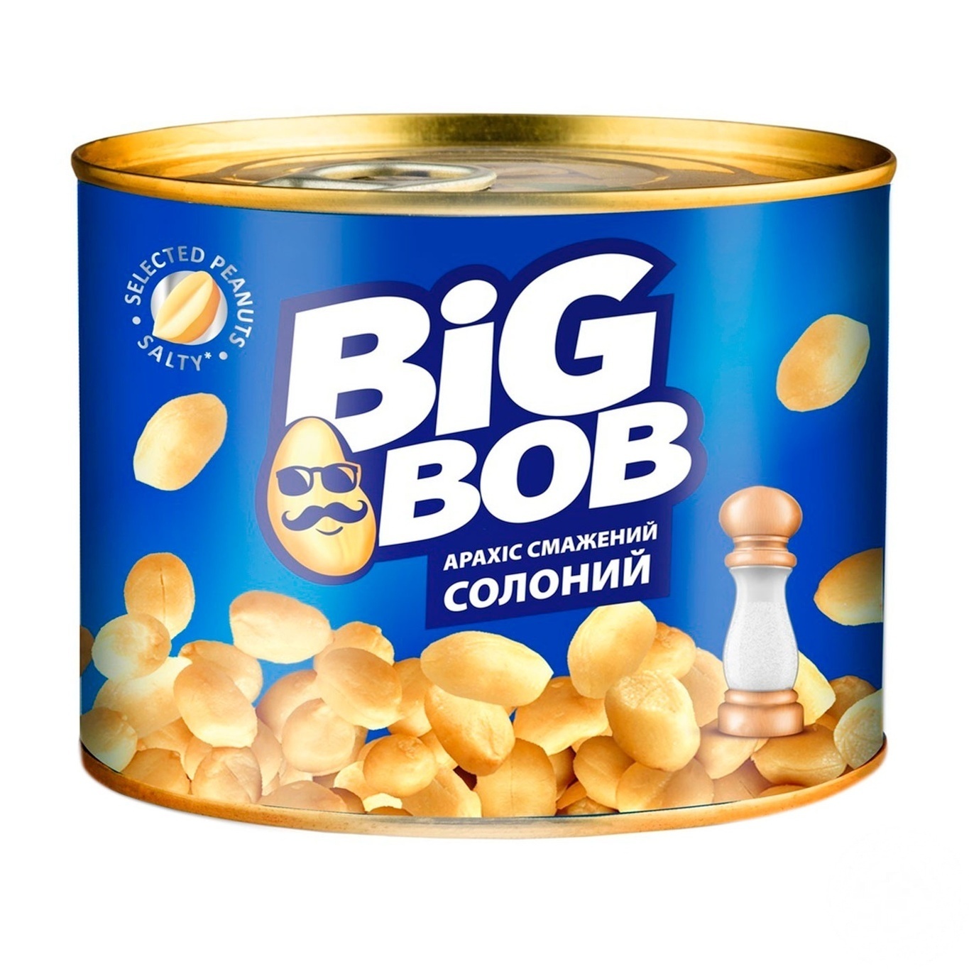 

Арахис Big Bob жареный соленый ж/б 120г