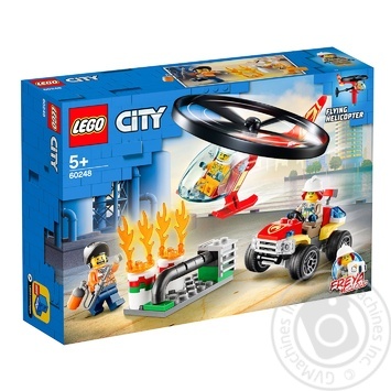 Конструктор Lego City Пожарный спасательный вертолет 60248