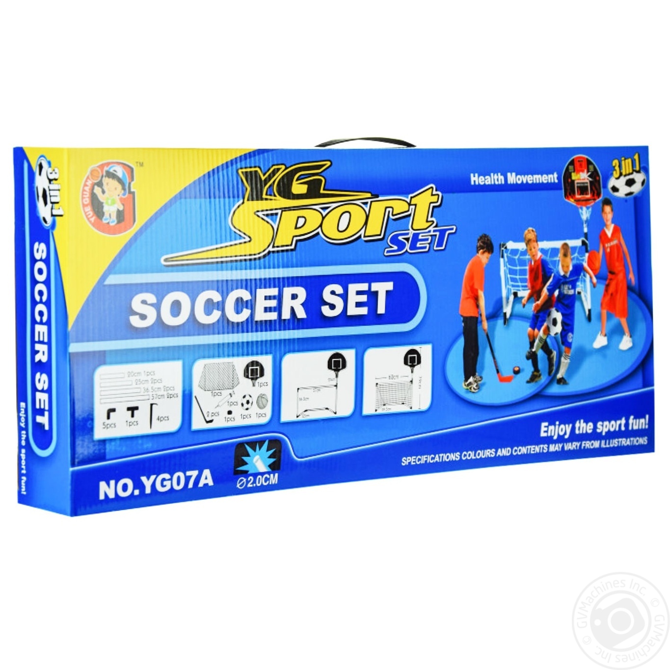 

Игровой набор Спортивный инвентарь 3в1
