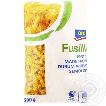 Aro fusilli pasta 500g