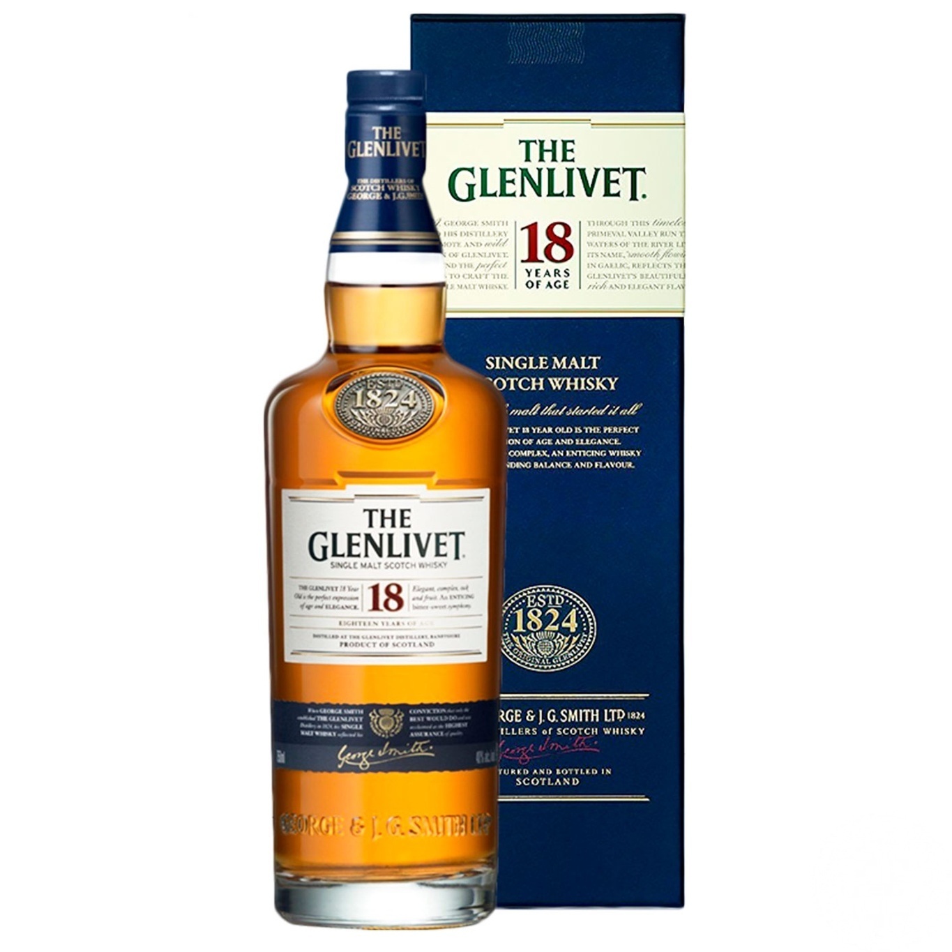 

Виски The Glenlivet 18 лет 43% 0,7л