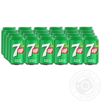 7Up Drin carbonated non-alcohol with lime aroma tin can 0.33l - buy, prices for METRO - photo 1