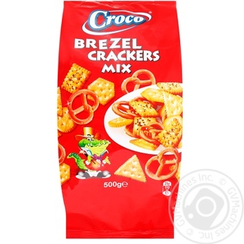 Croco Mix of Crackers and Brezels 500g