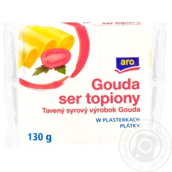 Aro Gouda toast processed cheese 36.2% 130g - buy, prices for METRO - photo 2