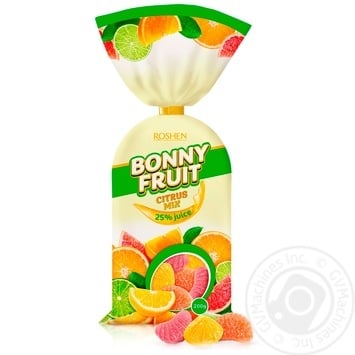 Цукерки желейні Roshen Bonny-Fruit цитрусовий мікс 200г - купити, ціни на МегаМаркет - фото 2