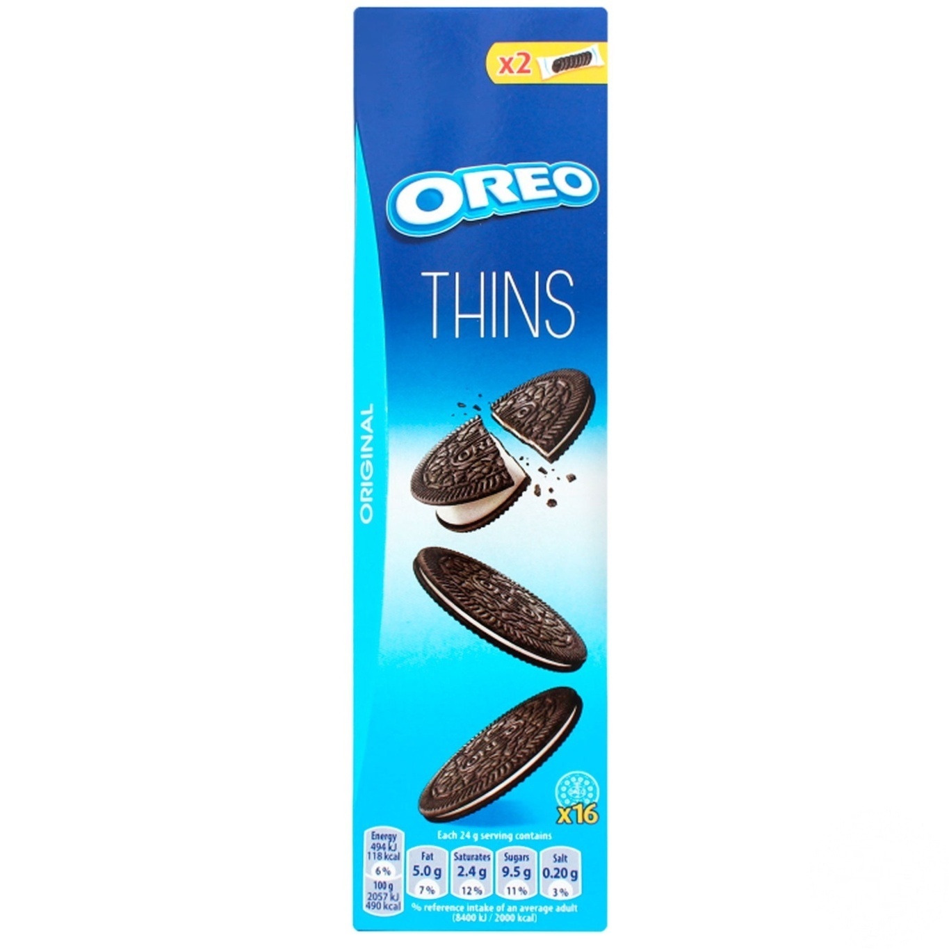 

Печенье Oreo тонкое с какао со вкусом ванили 96г