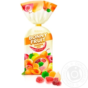 Конфеты Roshen Bonny-Fruit желейные летний микс 200г - купить, цены на ULTRAMARKET - фото 2