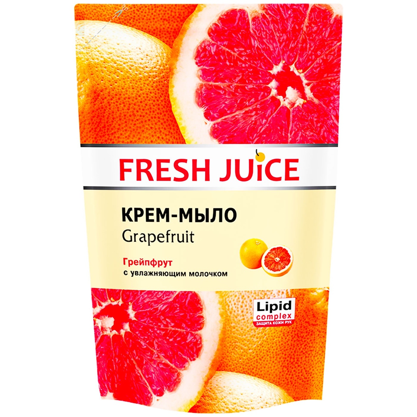 

Крем-мыло Fresh Juice Grapefruit дой-пак 460мл