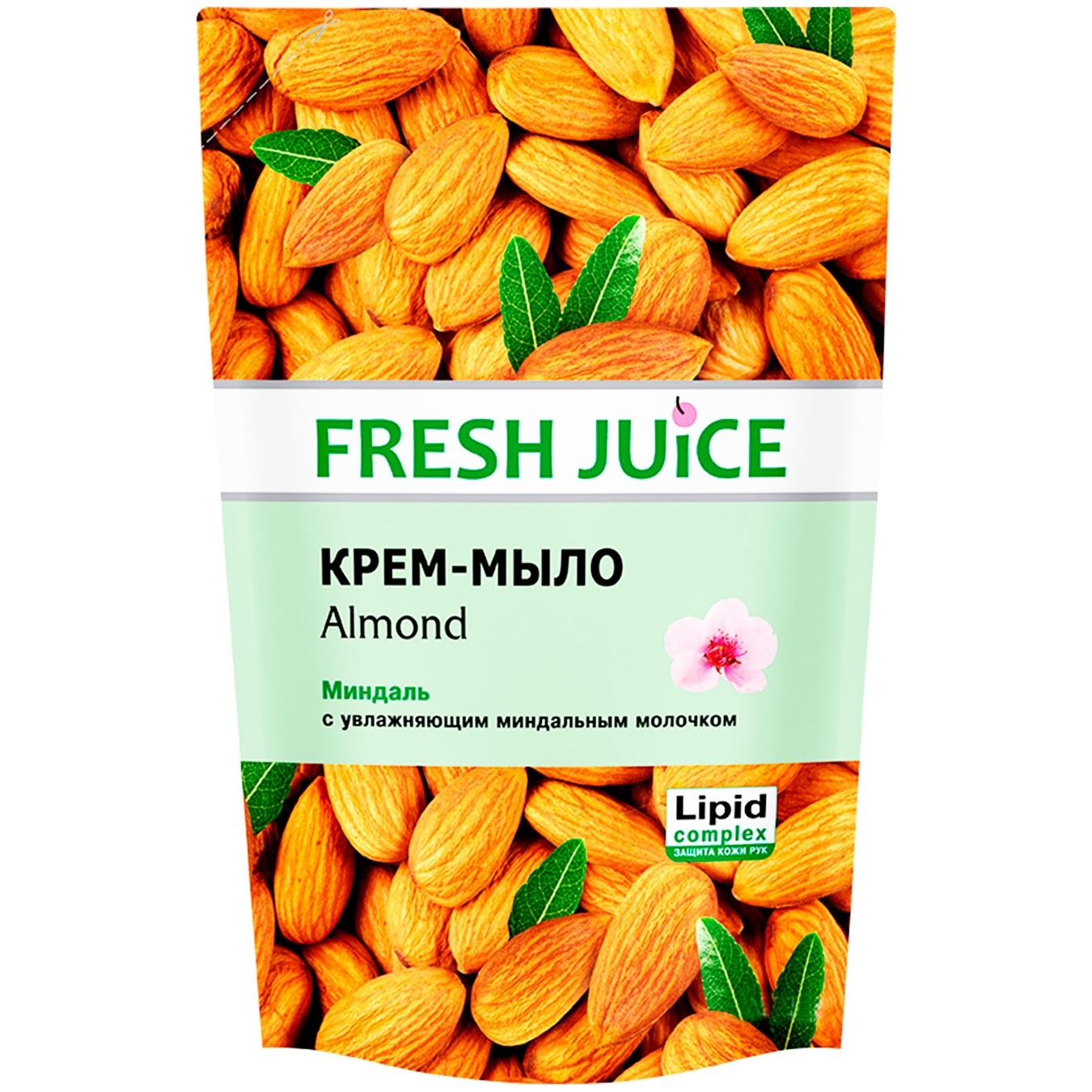 

Мыло жидкое Fresh juice миндаль дой-пак 460мл