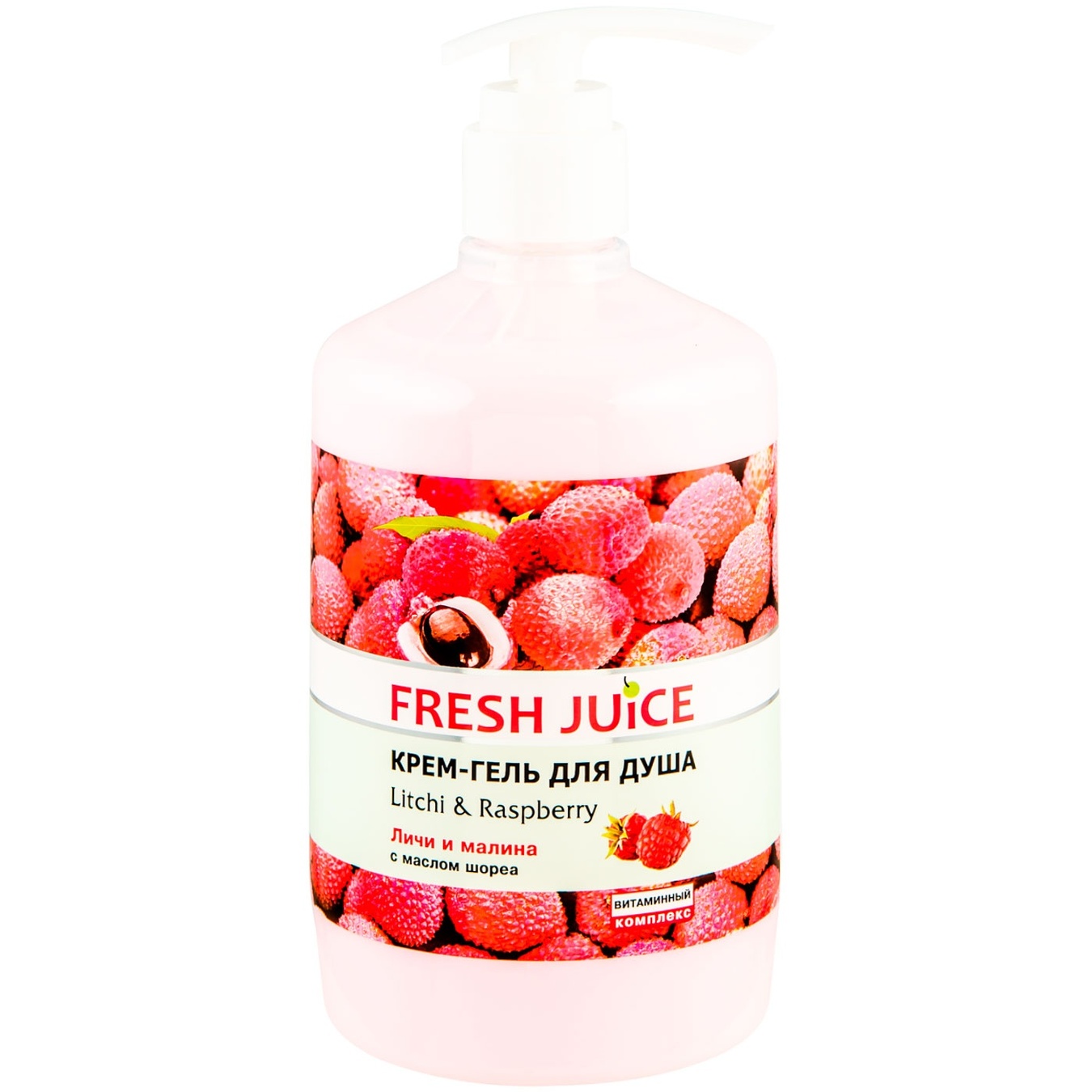 

Гель для душа Fresh Juice Личи и малина 750мл