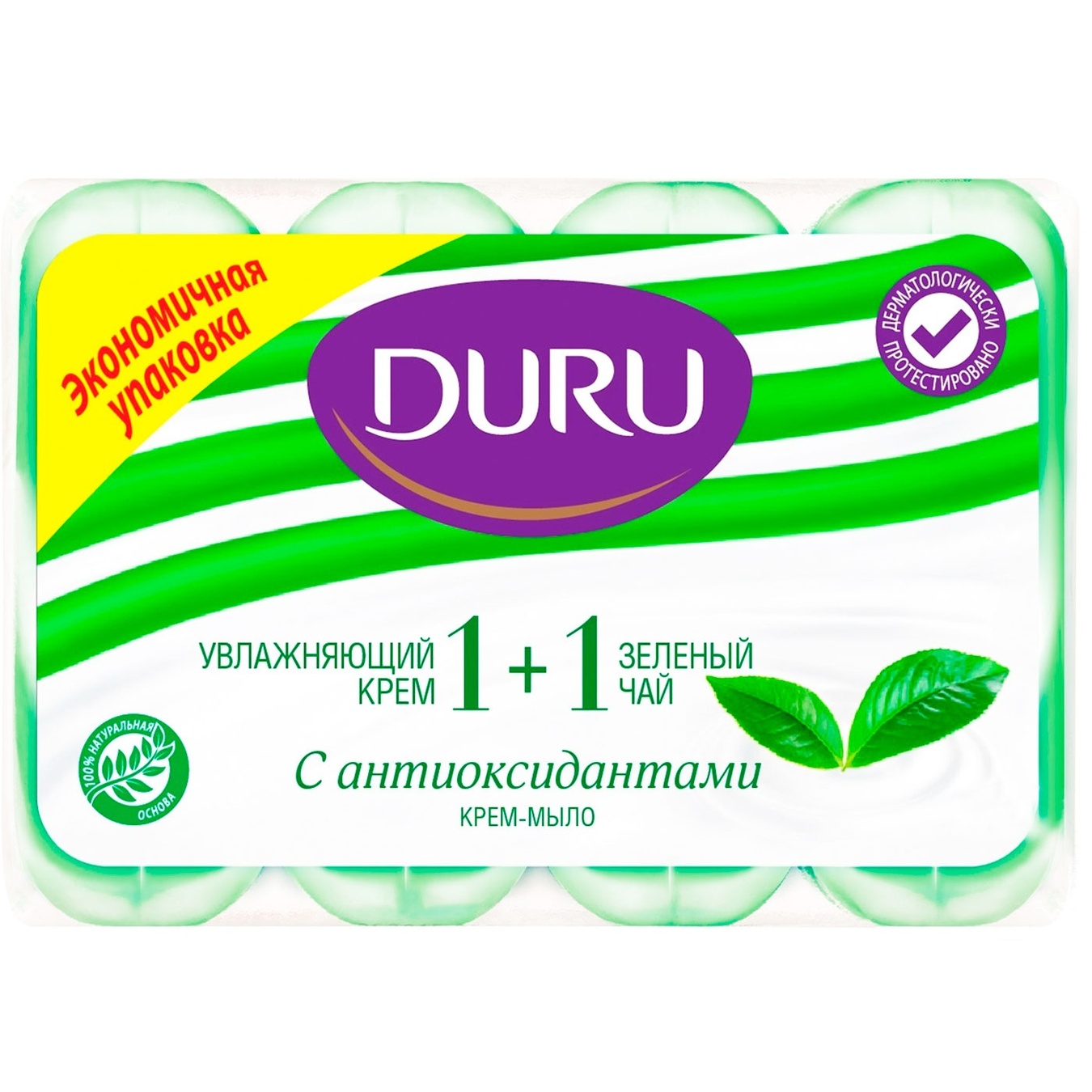 

Мыло Duru экстракт зеленого чая туалетное 4шт*90г
