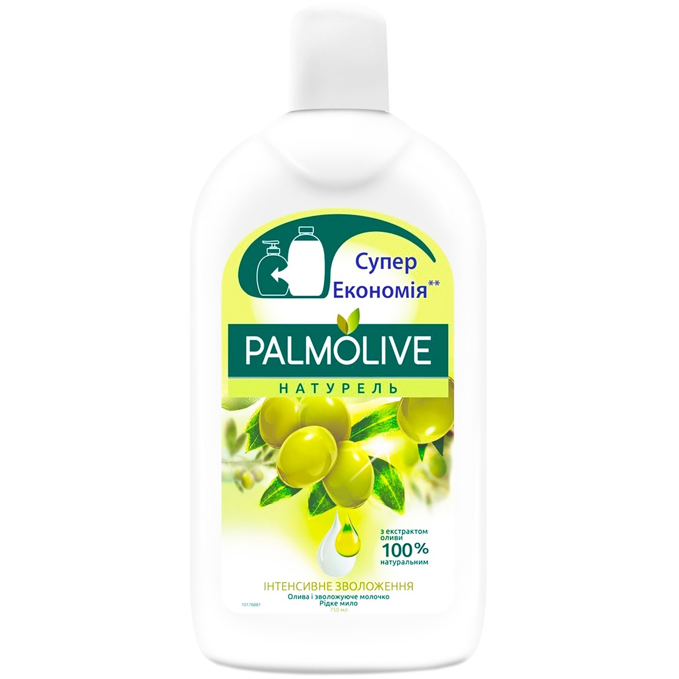 

Жидкое мыло Palmolive Натурель Интенсивное увлажнение Олива и увлажняющее молочко сменный блок 750мл