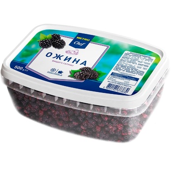 Ежевика METRO Chef быстрозамороженная 500г - купить, цены на - фото 1