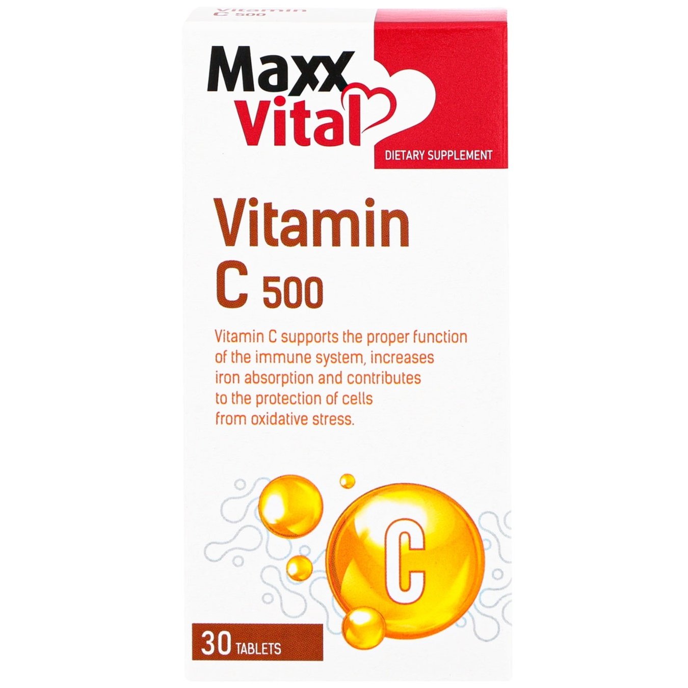 

Диетическая добавка Maxxvital Витамин C 500 29г