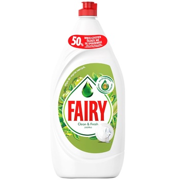 Средство Fairy для мытья посуды яблоко 1,35л