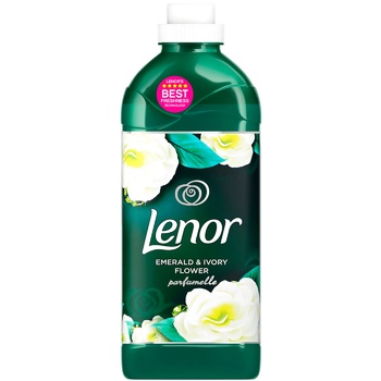 Кондиционер для белья Lenor Изумруд и цветок цвета айвори 1,42л