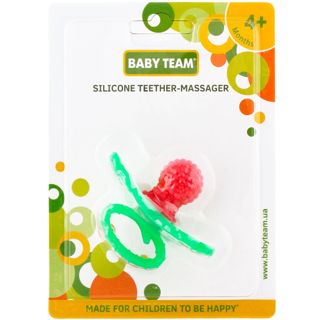 

Прорезыватель Baby Team для зубов силиконовый