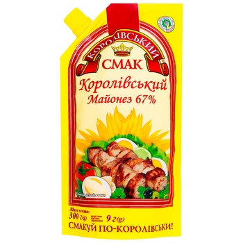 Майонез Королевский вкус Королевский 67% 300г - купить, цены на Auchan - фото 2