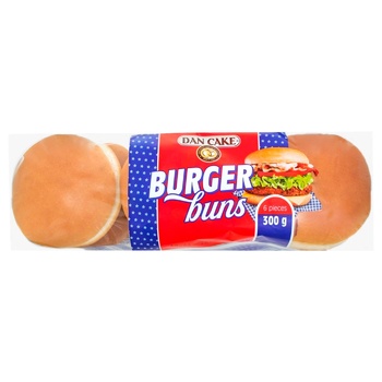 Dan Cake Wheat Burger Buns 6pcs 300g - buy, prices for METRO - photo 1