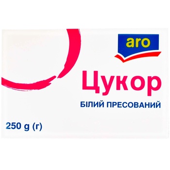 Aro pressed white refined sugar 250g - buy, prices for METRO - photo 2