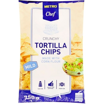 Чипсы Metro Chef Tortilla кукурузные с солью 750г