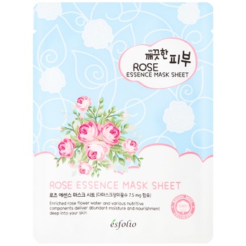 Esfolio Pure Skin Fabric Face Mask with Rose 25ml