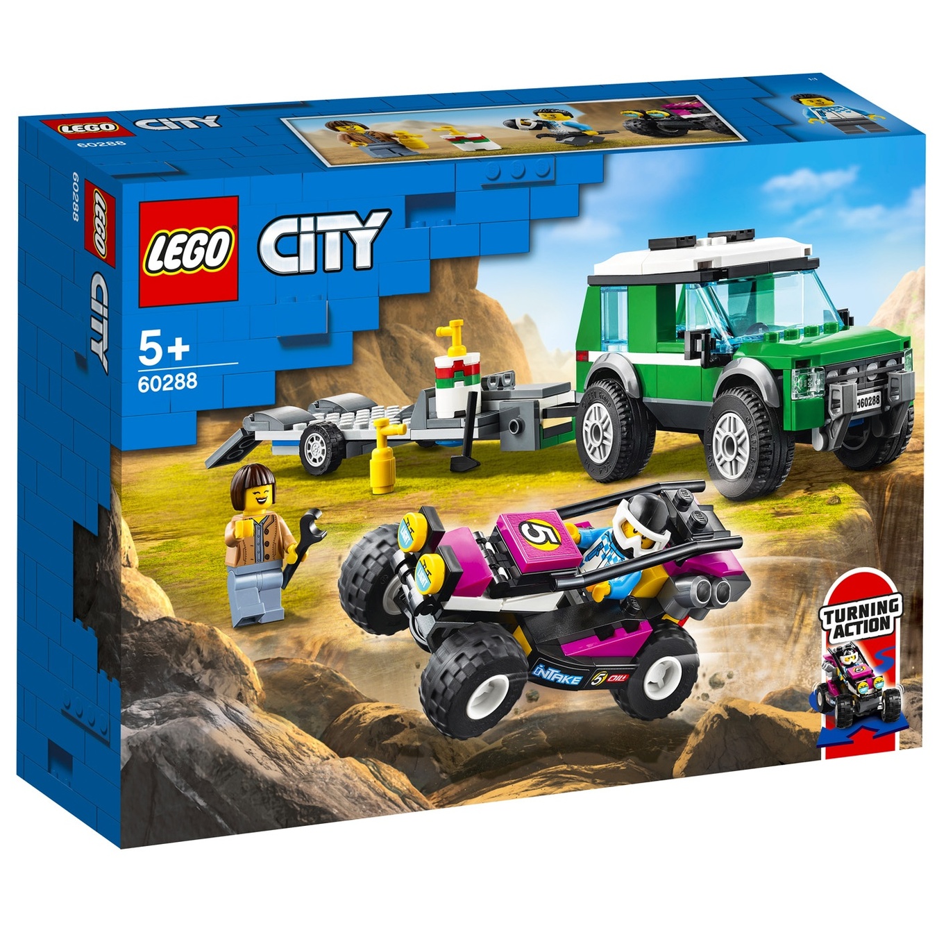 

Конструктор Lego City Race Buggy Transporter