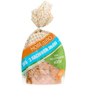 Nove Dilo Unleavened Sliced Bread with Flax Seeds 400g - buy, prices for METRO - photo 1