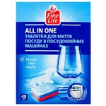 Fine Life All in One Dishwashing Tablets 48pcs