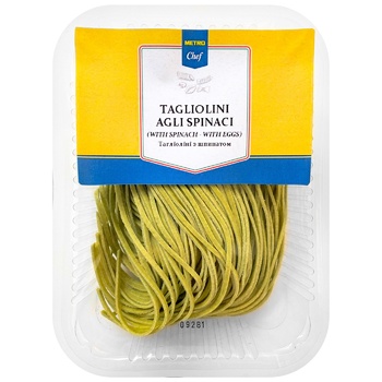 Metro Chef Tagliolini Pasta with Spinach 250g