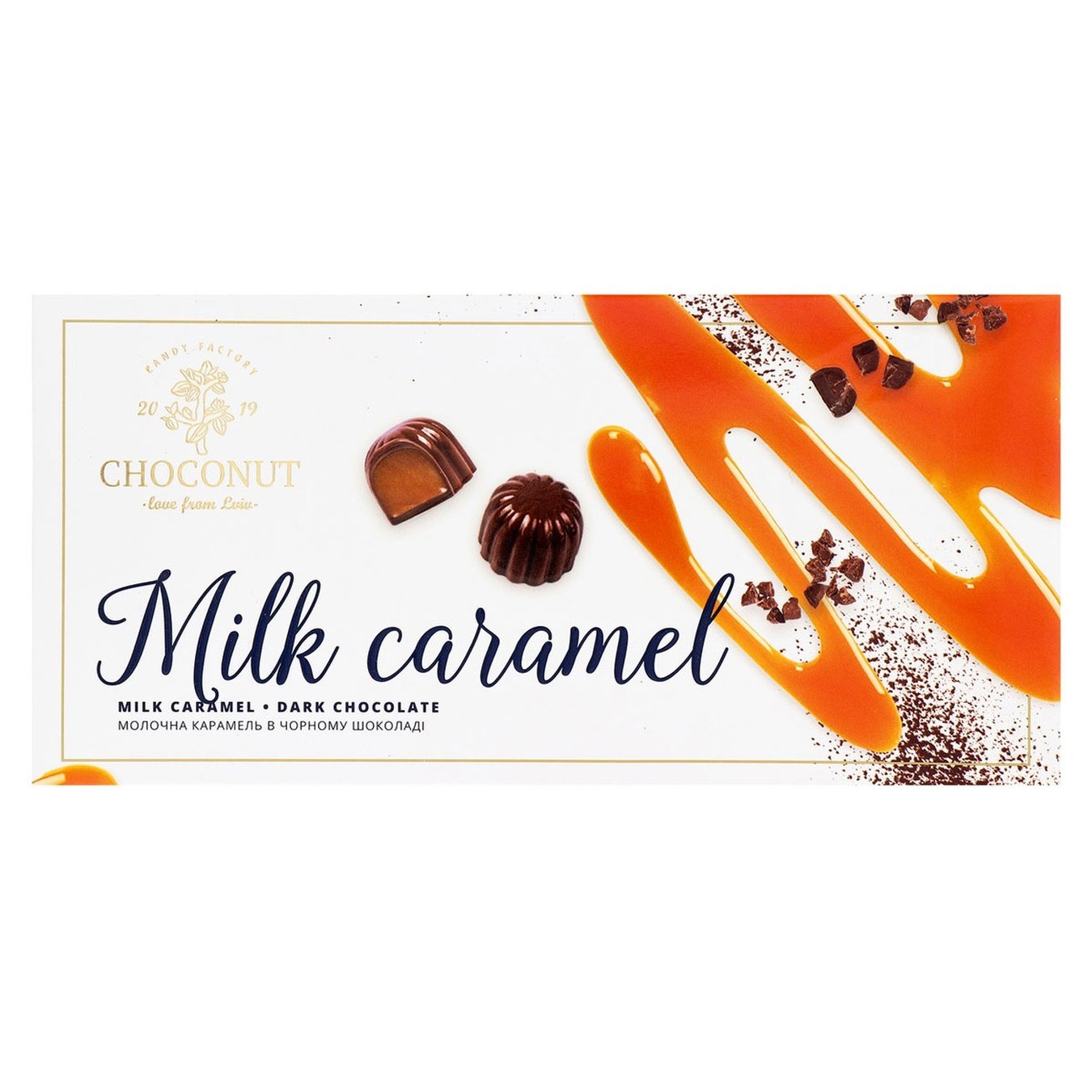 

Конфеты Choconut Milk Caramel шоколадные 90г