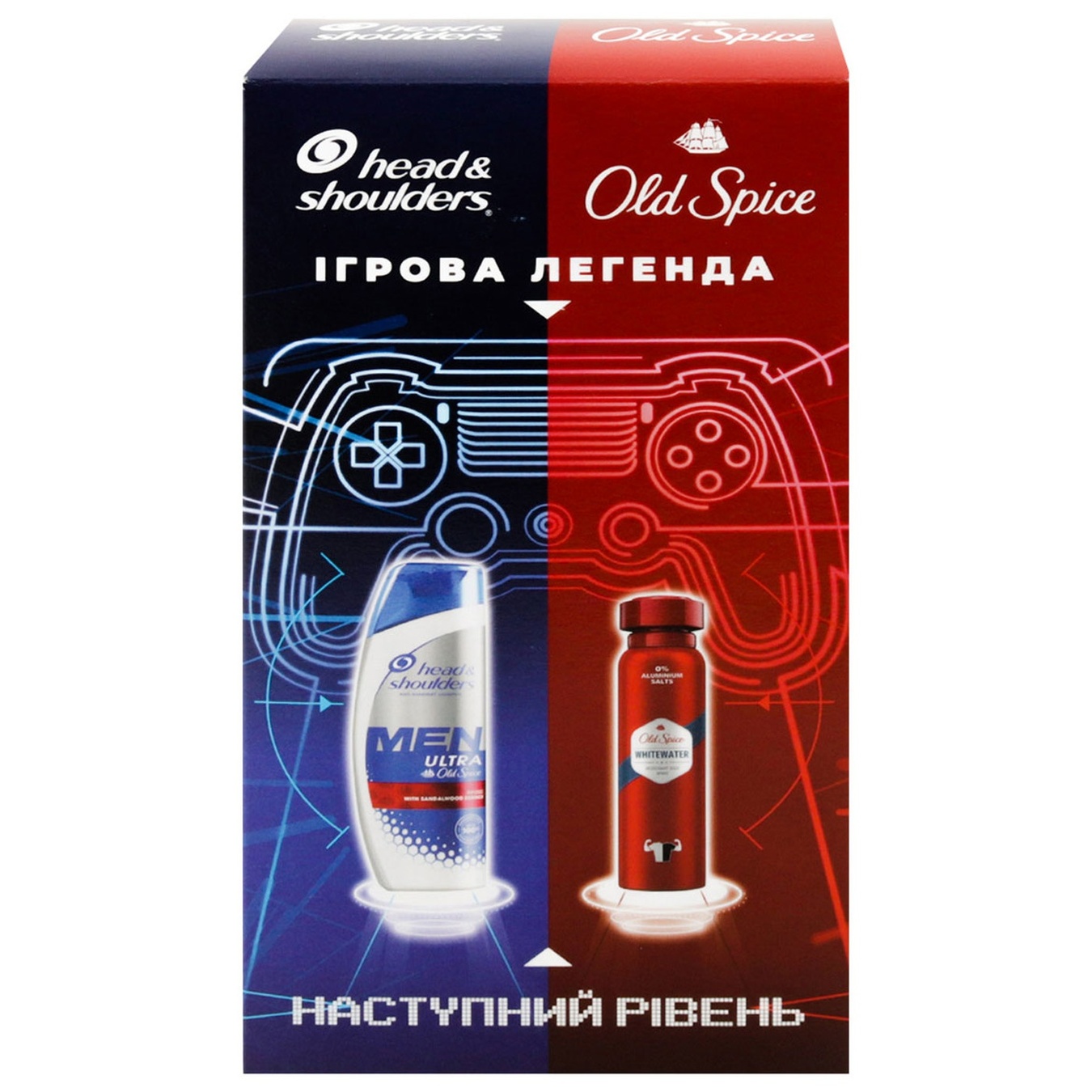 

Набор подарочный Head&Shoulders Old Spice шампунь 360мл + дезодорант 150мл