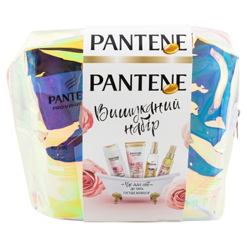 Набор подарочный Pantene шампунь 300мл+бальзам 200мл+масло для волос Miracles 100мл+спрей-кондиционер SOS 150мл