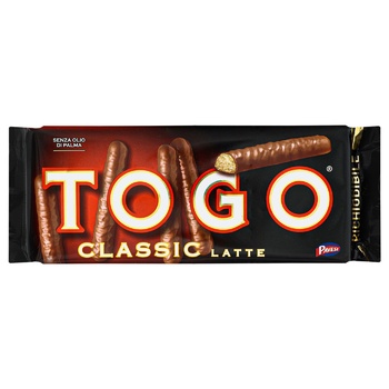 Печенье Pavesi Togo Classic Latte покрытое молочным шоколадом 120г