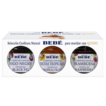 Bebe Assorted Jams for Cheese 3pcs x 45g - buy, prices for METRO - photo 2