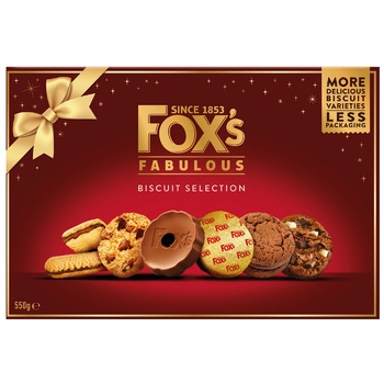 Печиво Fox's Fabulous Казкове бісквітне асорті 550г - купити, ціни на - фото 1