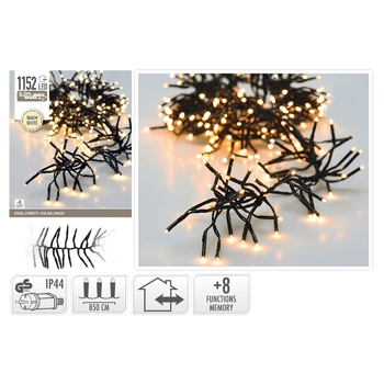 Warm White Garland 1152LED 11.4m - buy, prices for - photo 2