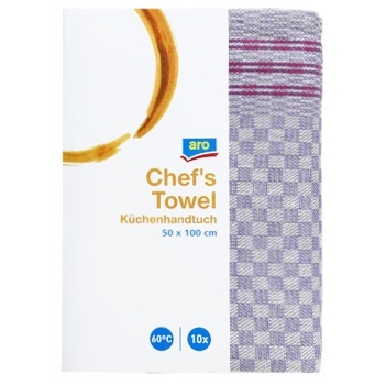 Aro Blue Chef`s Towel 50x100cm 10pcs - buy, prices for METRO - photo 1