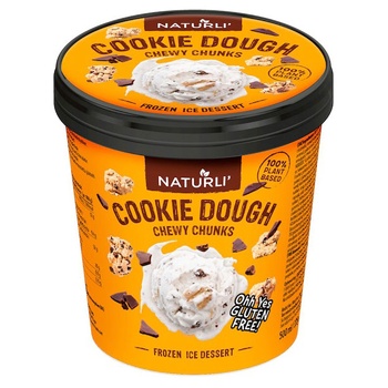 Десерт замороженный Naturli Cookie Dough 500мл - купить, цены на METRO - фото 1