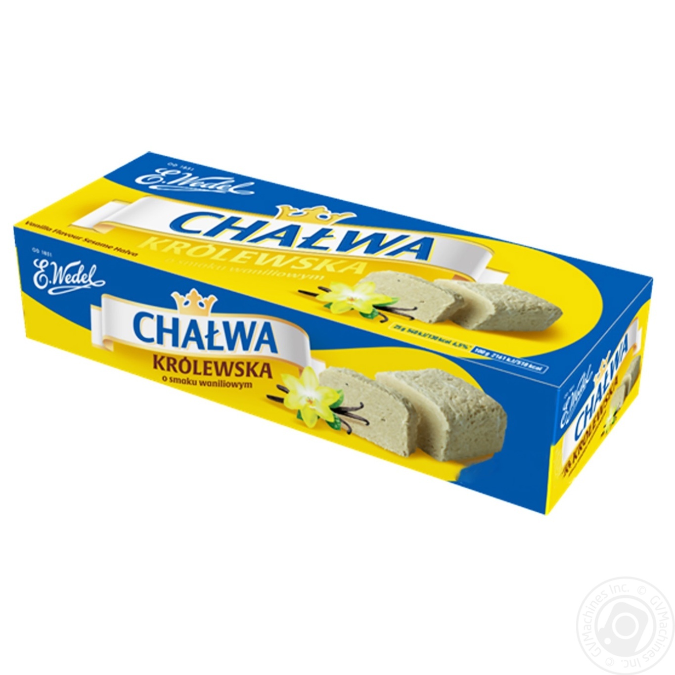 

Халва E.Wedel Королевская кунжутная с ванильным вкусом 250г