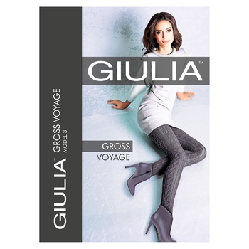 Колготки Giulia Gross Voyage 200ден Iron-4 - купить, цены на - фото 1