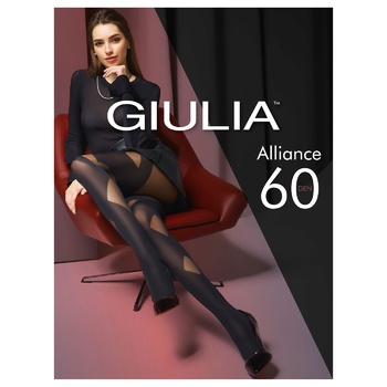 Колготки Giulia Alliance 60ден Nero-4 - купити, ціни на - фото 1