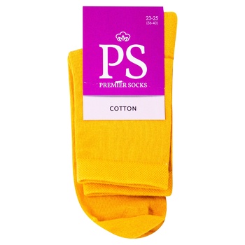 Шкарпетки Premier Socks жіночі класичні без малюнку р.23-25 - купити, ціни на ЕКО Маркет - фото 2