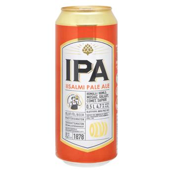 Пиво Olvi IPA світле 4,7% 0,5л