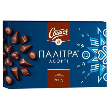 SVITOCH® Palette Assorted Candies in Dark Chocolate 200g - buy, prices for NOVUS - photo 1