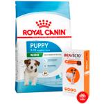 Royal Canin Mini Puppy Dry Food for Small Breed Puppies 8kg + Bravecto Tablet for Dogs from 4.5 to 10kg Against External Parasites