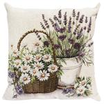 Provence Chamomiles in Basket Pillow 45*45cm