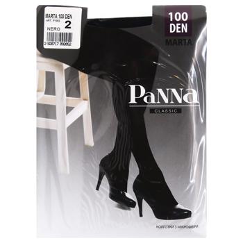 Колготы женские PaNNa Marta черные 100ден 2р