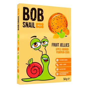 Мармелад Bob Snail Яблоко-манго-тыква-чиа натуральный без сахара 54г